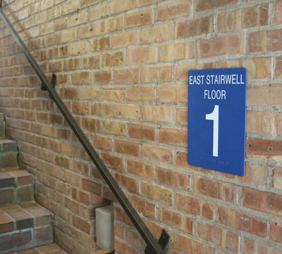 ADA Compliance: East Stairwell, Floor 1