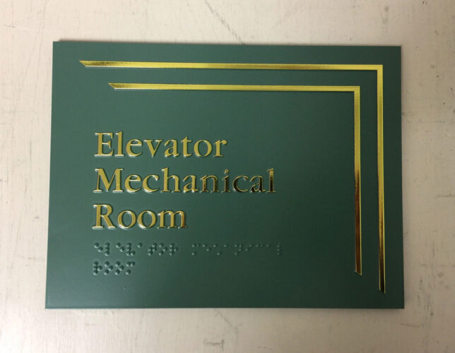 ADA Compliance: Elevator Mechanical Room