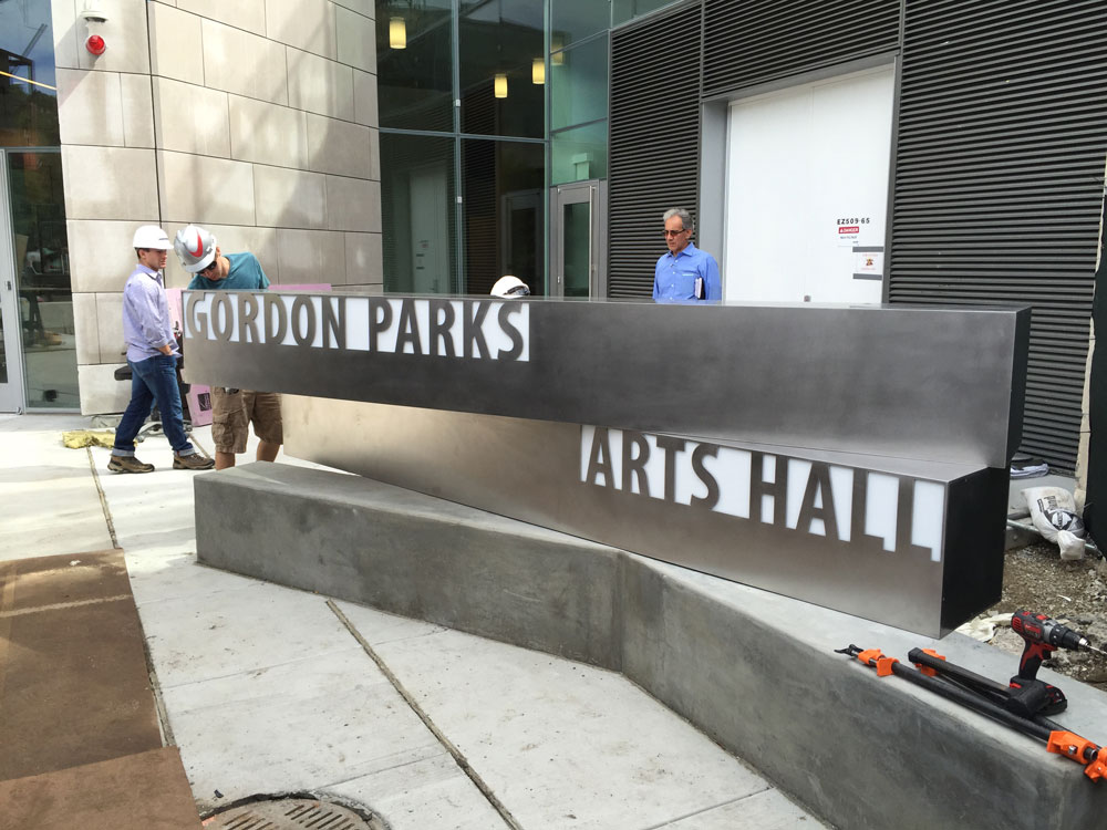 Gordon Parks Arts Hall installation