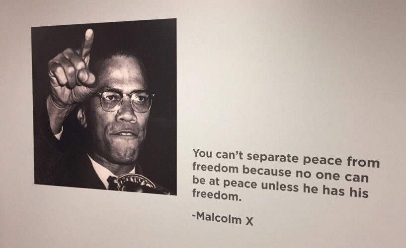 Vinyl Graphics: Malcolm X Quote